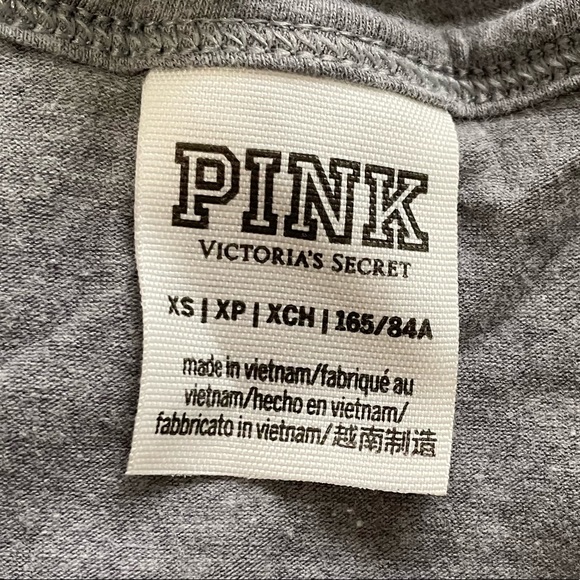 Rare Victoria’s Secret Pink 2017 Set Bodysuit XS & Shorts Small Gray - Picture 8 of 14